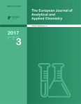 Европейский журнал аналитической и прикладной химии. Номер 1/2019
