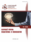 XX Международная научно-практическая конференция «Научный форум: педагогика и психология»